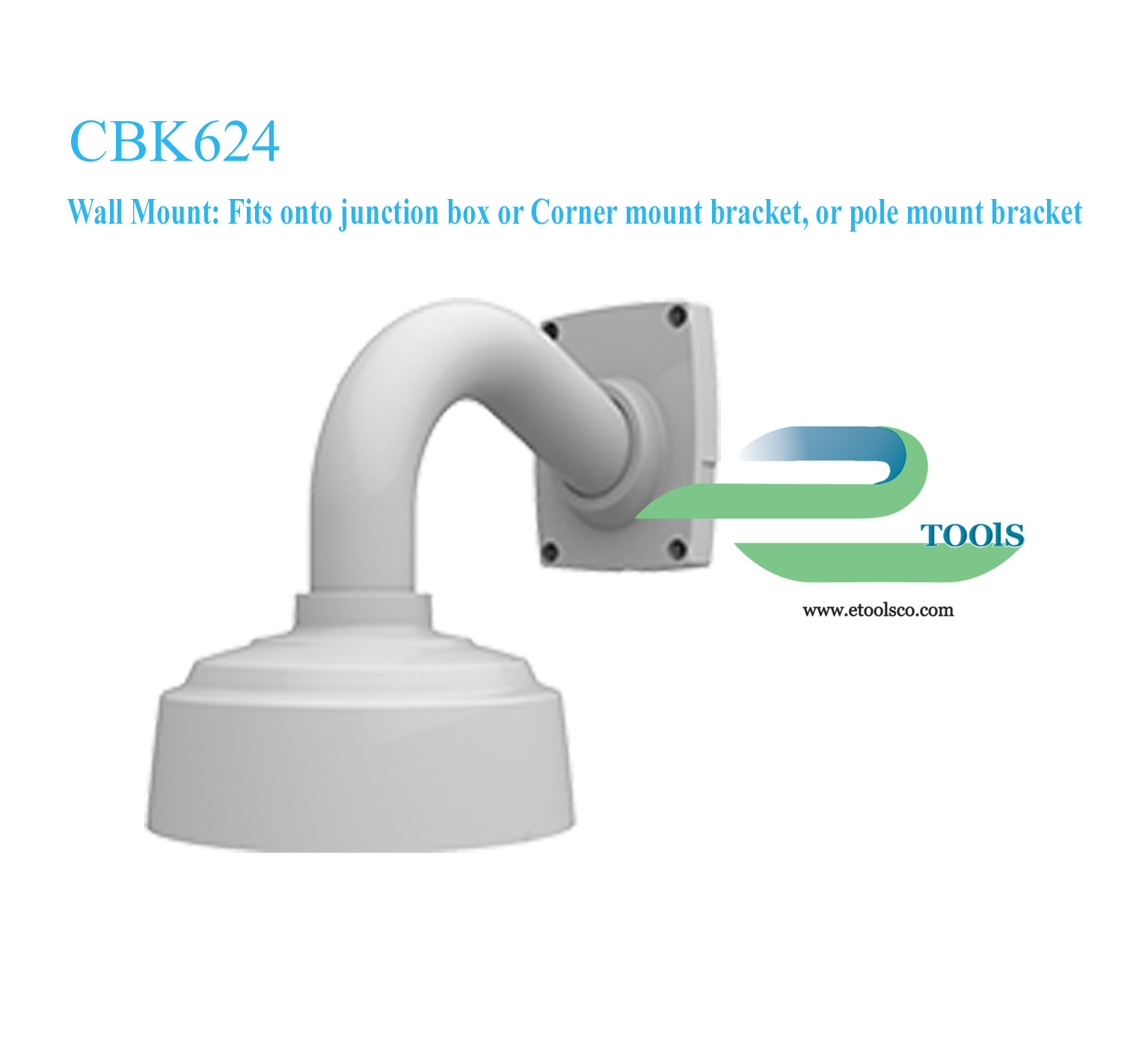 پایه دیواری صنعتی دوربین سقفی SN CBK624